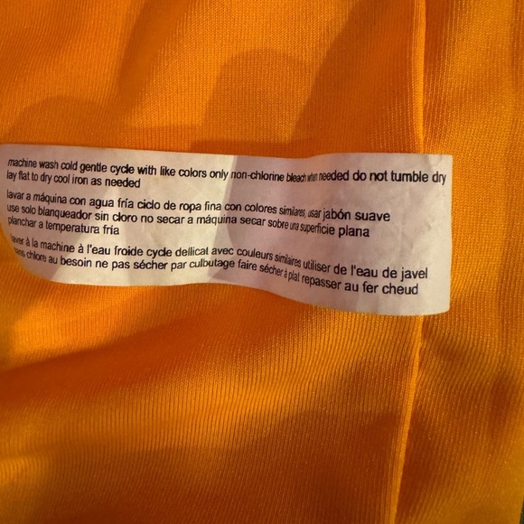 ELOQUII Bandeau Orange Beach Size 18 - Picture 4 of 8